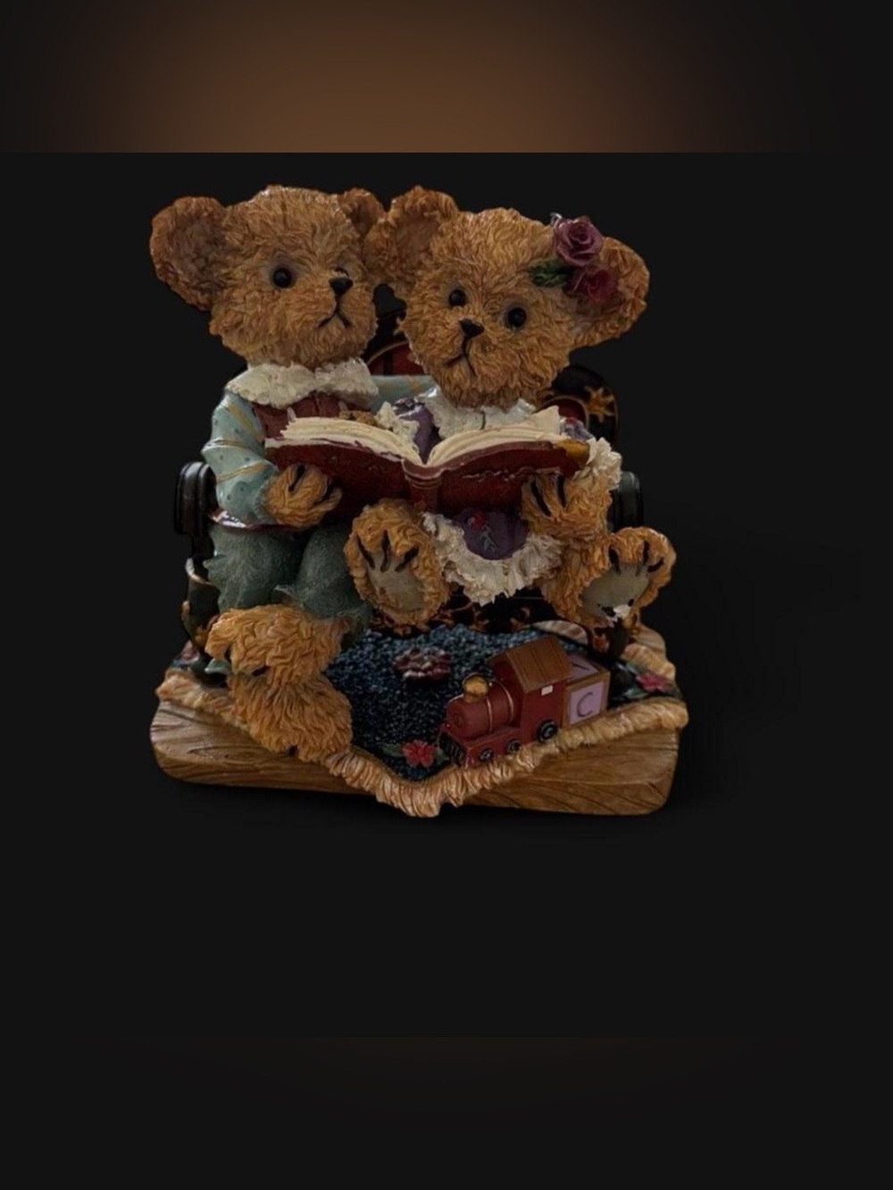 Home Interiors Study Buddies Bear Figurine
